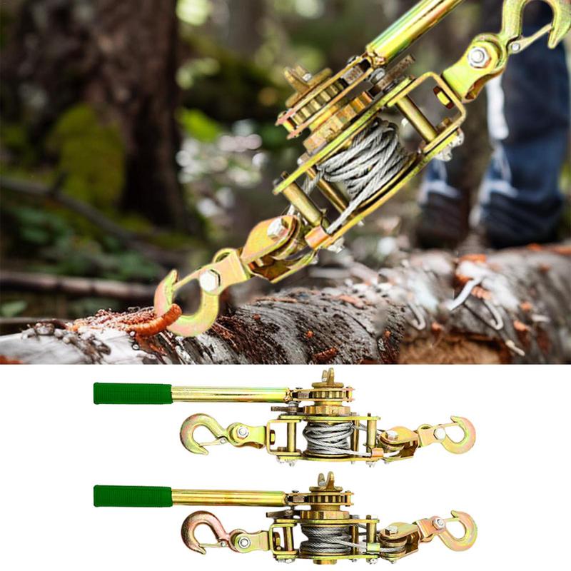 Rope Ratchet Tightener Wire Tightener Rope Tensioner Manual Tensioner Rope Tightener Ratchet Pulley With Reinforced Gears