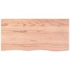 VidaXL Table Top Light Brown 100x50x4 Cm Treated Oak Wood 3156366