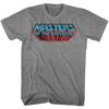 Masters Of The Universe Logo Retro Graphit Heather T-Shirt Unisex T-Shirt