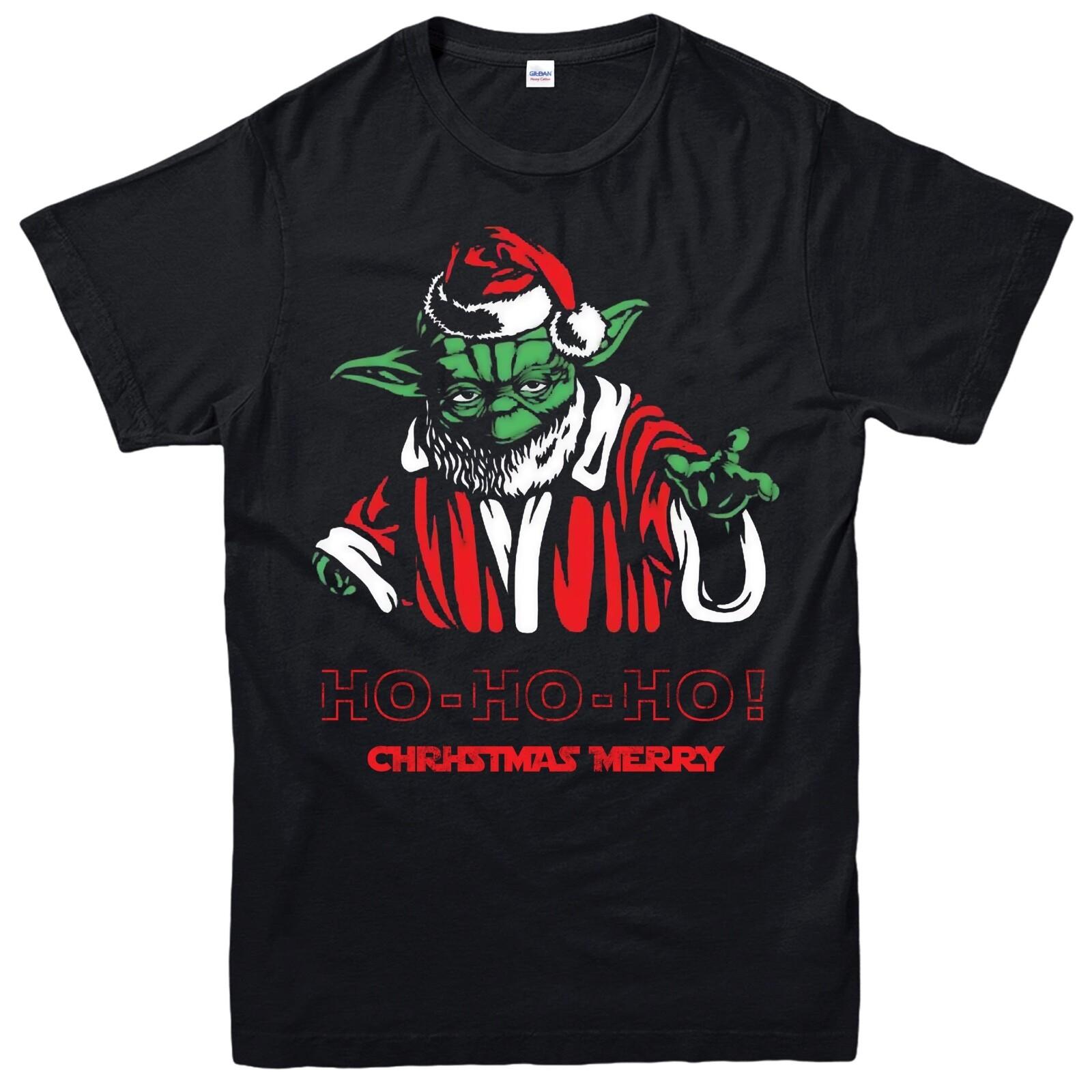 Yoda Christmas xmas secret Santa funny fume movie Star Wars t shirt 4XL