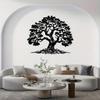 Vintage Tree of Life Metal Wall Art Farmhouse Decor Indoor Outdoor Wall Hanging