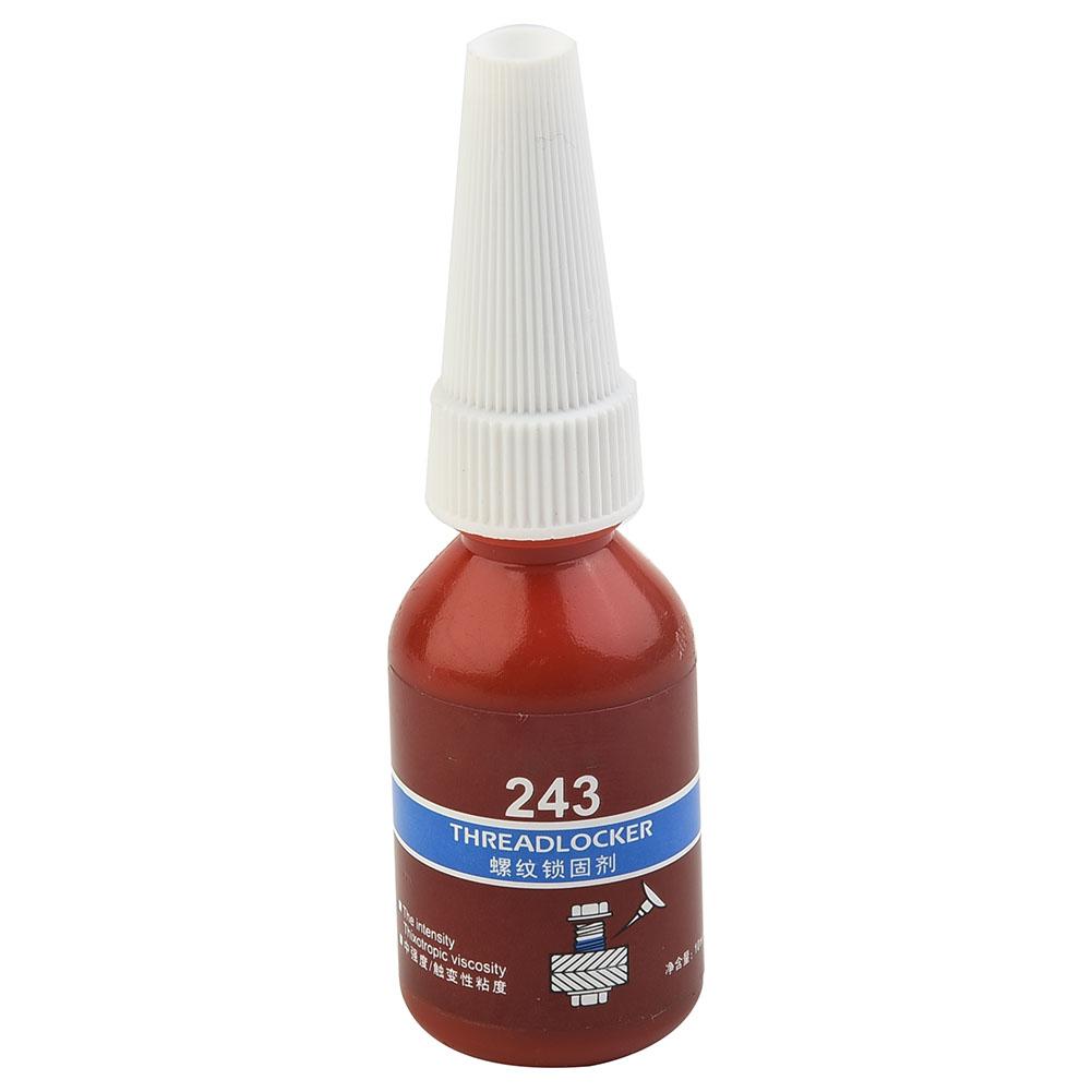 10ml Medium Strength Threadlocker 243 Quickly Cured Thread Locking Agent Anaerobic Adhesive Glue Anti-loose