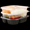 Hexinyue 5-Compartment Disposable Plastic Lunch Boxes
