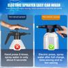 Electric Foam Sprayer For Car Wash 2L Battery Powered Plant Mister Spray Bottle Handheld Auto Washing Detailing Cleaning Kettle