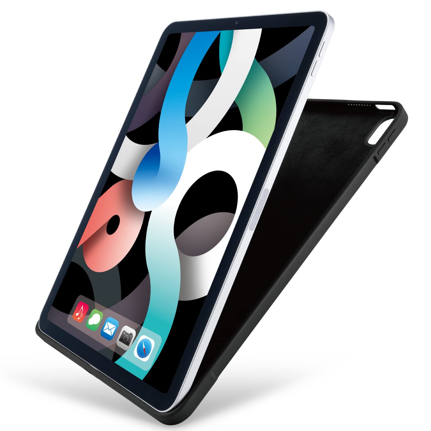 

Elecom Чехол для iPad Air Generation, силиконовый гибридный чехол, черный, 10.9 5th/4th (2022/2020) ТБ-А21МЩБК чёрный