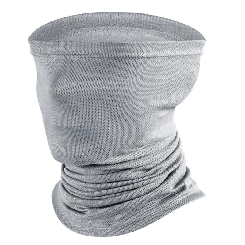 

Чоловіча спортивна бандана на відкритому повітрі мотоциклетна велосипедна маска для обличчя жіночі велосипедні головні убори риболовна трубка шарф шия гетри захисний щиток світло-сірий колір