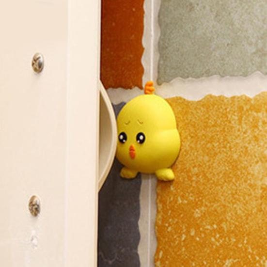 2Pcs Cartoon Door Stopper Wall Protector Quiet Shock Absorbing Door Stops Wall Shield Cushion Soft Adhesive Wall Bumper Guard for Door Handle Knob