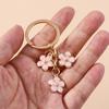 Sakura Flower Colorful Sakura Flower Keyring Sweet  Accessories   Fun Decorative