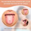 3Pcs/Set Tongue Scraper Tongue Cleaner Professional Safety Stainless Steel Oral Tongue Cleaning Tool To Reduce Bad Breath
