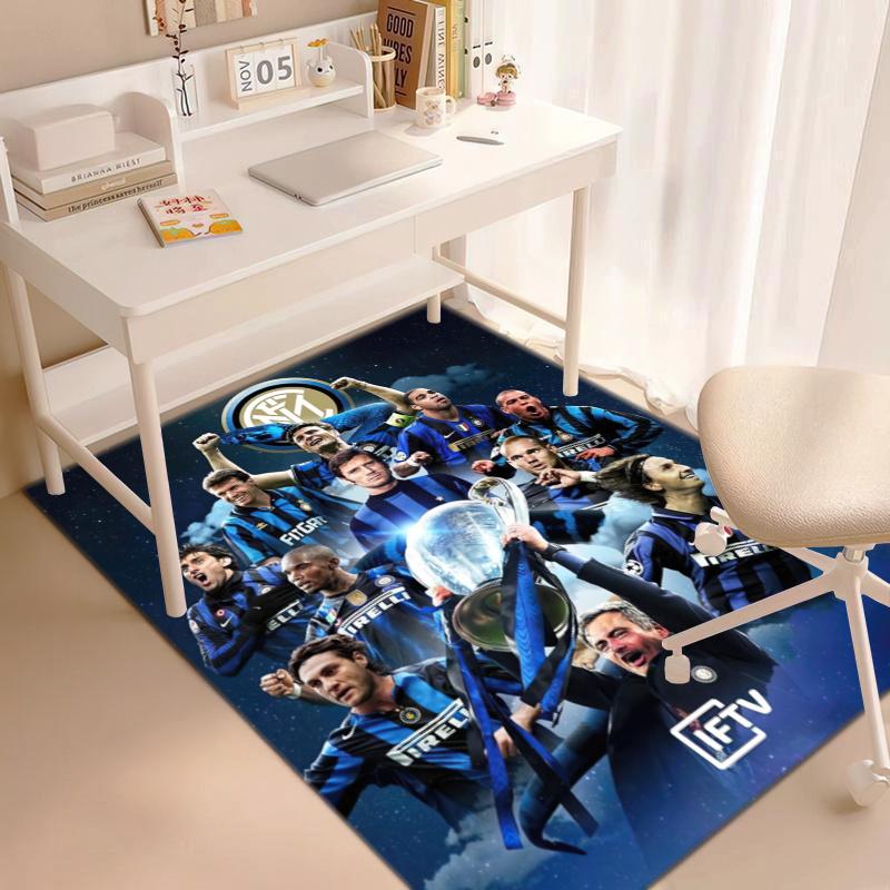 Famous F.C. Internazionale Milano Football Player Lautaro Martínez Carpet Is Suitable for Living Room and Bedroom Office Decorative Carpet L8