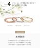 LEGAN Diamond White Size Natural Wedding Made In Japan Ring, Gold, 13, K10WG, Diamond, Band, Women's,
