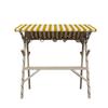 WEZHO Folding Wooden Market Stall with Canopy