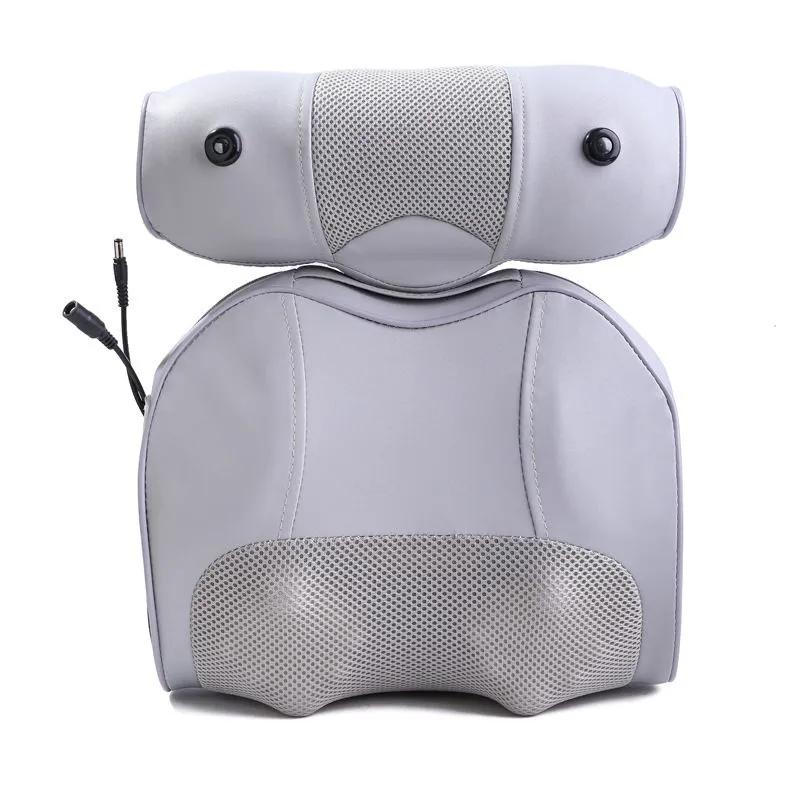 Massage pillow for the neck, back, shoulders / roller massager Electric for the body Shiatsu