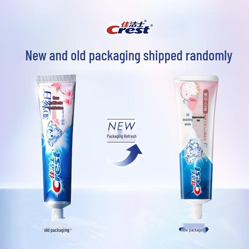 Crest 3D White Rose Salt Toothpaste, 170g