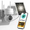 Zewnętrzna Słoneczna Obrotowa Kamera Ip Wifi 4Mpx Full Hd+ 2K 4X Zoom