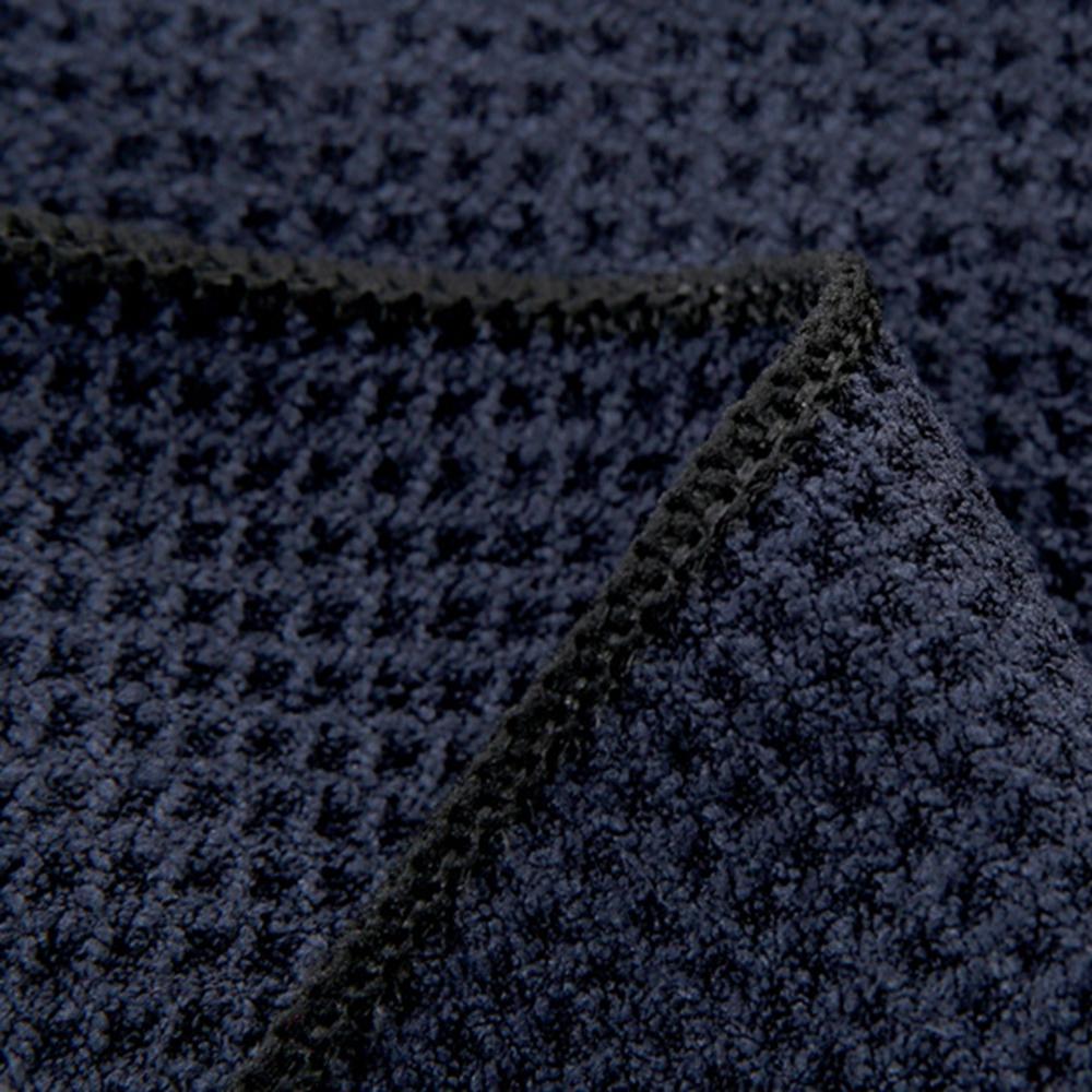 Schwarzes Mikrofaser-Baumwoll-Golfhandtuch mit Karabinerhaken Reinigt Schläger Golfhandtuch Bälle Hände Reinigungstücher