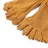 Warm Breathable Simple Women Solid Color Soft Cotton Socks Five Toes Socks Men Hosiery Short Socks