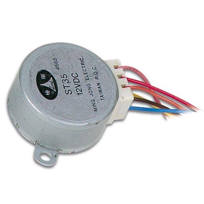 Moteur pas à pas - info games - 12vcc - 60ma - angle 7.5 - applications variées