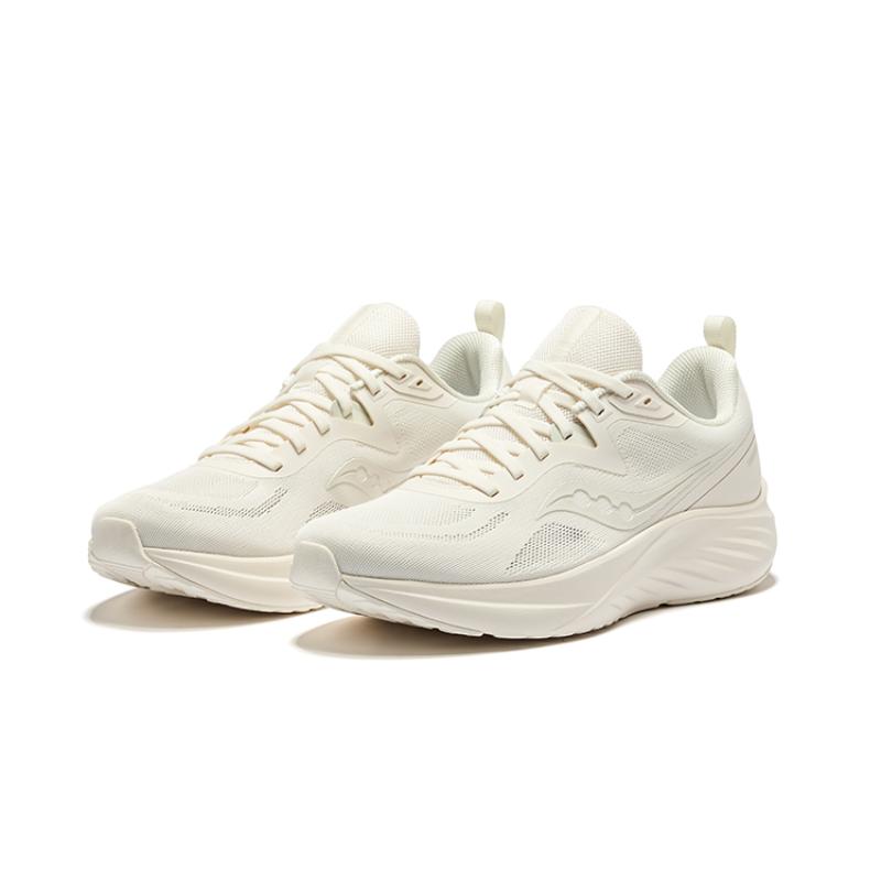 SAUCONY LANCER Gun Rider 3 Anti Slip Wear Resistant Low Top Running Shoes Unisex Beige Saucony S28226-4