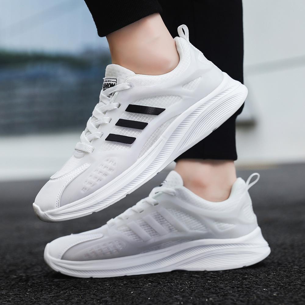 2025 New Autumn Mesh Shoes Breathable Sports Shoes Men's Shoes Korean Version Trend Shoes Running Travel Shoes Casual Shoes