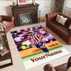Atletico Madrid Customize Text Floor Rug Office Rug Suitable for Study room Kitchen Game Room Foyer Anti-slip Rug Office home decor Gift for Festivals