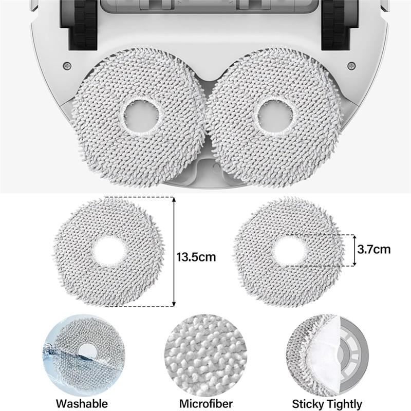 LITE-For Dreame L10s Ultra/L10 Ultra/L10s Ultra/Dreame L10S/S10/S10pro/Xiaomi X10 Vacuum Cleaner Main Side Brush Filter Parts