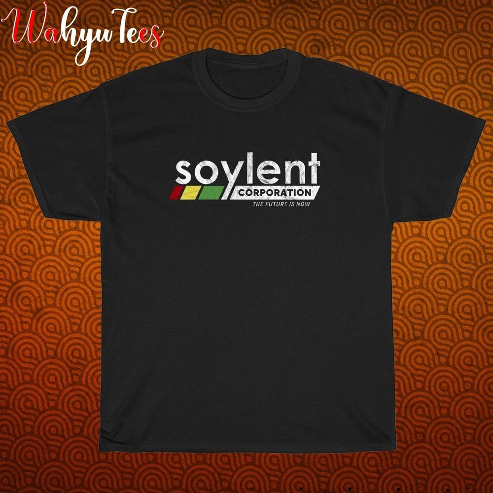 Логотип Soylent Green Corporation Черный Серый Темно-синий Белый Размер S-5XL Унисекс Футболка L