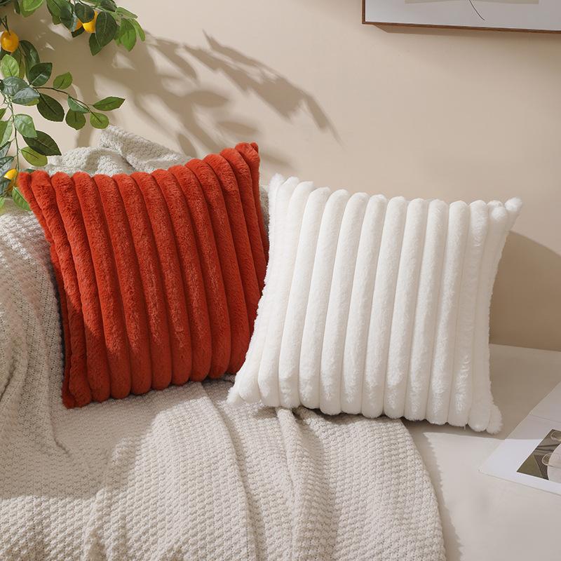 Halloween Pillowcase Pillowcase Simple Solid Color Core-free Plush Christmas Pillowcase