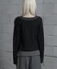 ETRE AU SOMMET Chain Bijo Pocket Long Sleeve T-Shirt (Black)