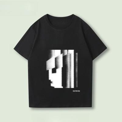 2025 New Casual Short Sleeve T-Shir Print Cotton Regular Fit Round Neck Breathable Loose Unisex Tee Men Women Clothing Anime