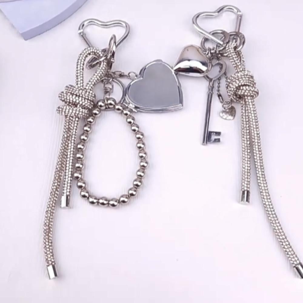 

Продвинутый брелок-подвеска в виде сердца, шнурок для телефона, цепочка с кристаллами для женщин/мужчин Style 1