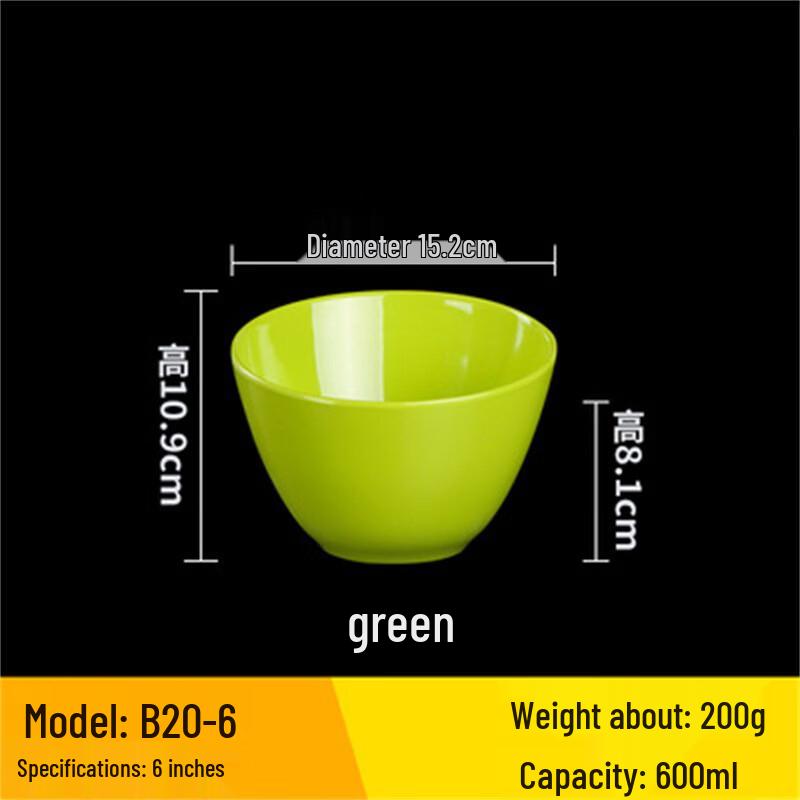 A5 Melamine Slanted Imitation Porcelain Serving Bowl Set