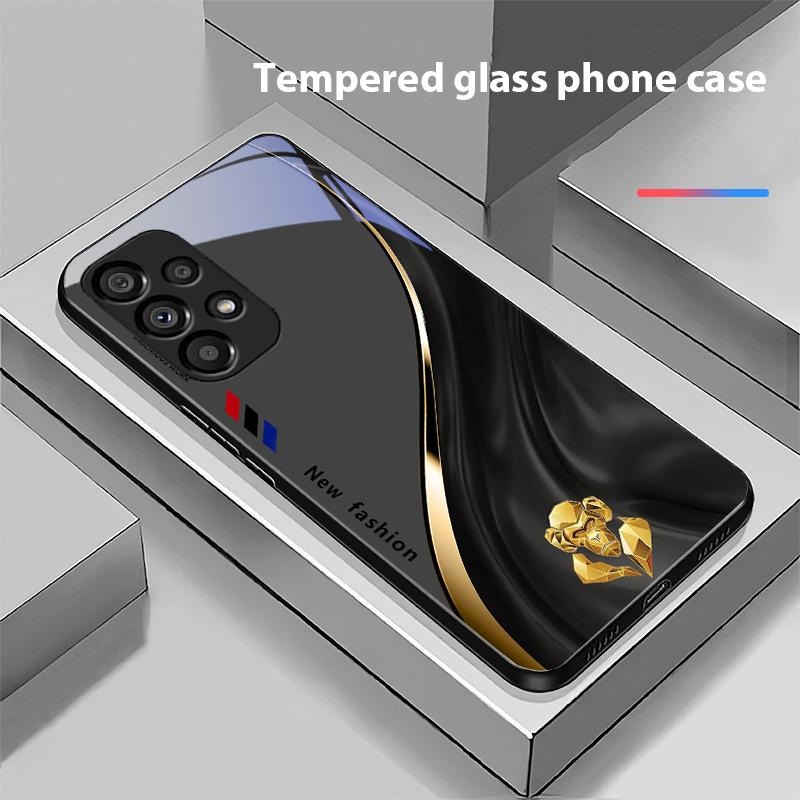 Starlight Zodiac For Samsung Galaxy S10 20 Plus 21 FE 22 23 24 FE 25 Ultra Black Tempered Glass Phone Case Hard Shell