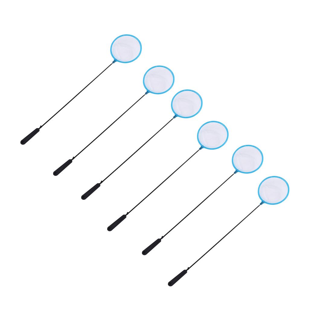 20Pcs Small Fish Net Round Design Thickened Handle High Bearing Capacity Aquarium Cleaning Tool Fishing Lure Accessories