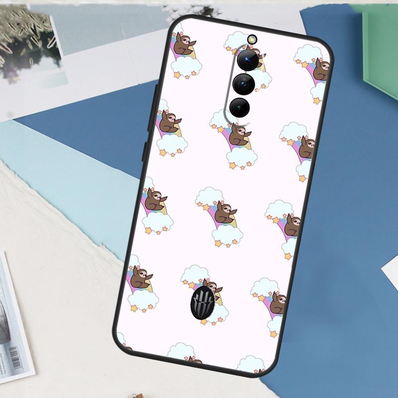 Cute Lovely Cozy Sloth Animal Case For ZTE Nubia Red Magic 8S 9S 10S 10 9 8 11 Pro Plus 6 7 6S 7S Pro 5G 6R 10 Air Cover