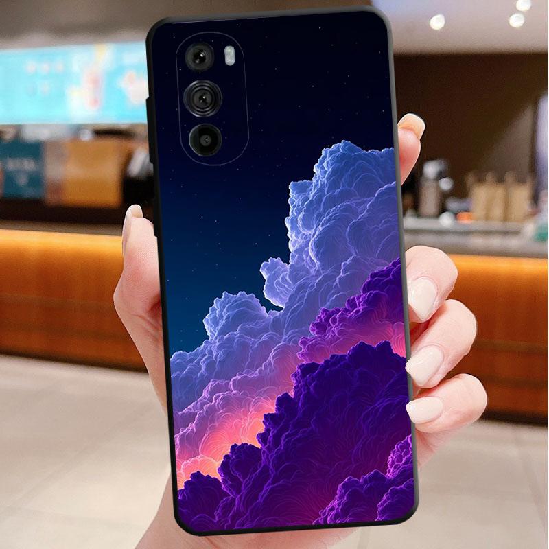 

Clound Moon Star Night Funda Phone Case For Motorola Edge 50 40 Pro 60 50 40 30 Ultra Neo Fusion Moto G Play G Stylus G Power G Moto Edge 30 Neo