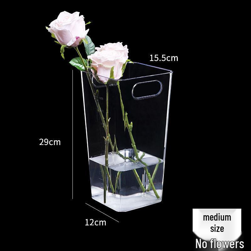 Genomskinlig Akryl Blompåse - Enkel Europeisk Stil