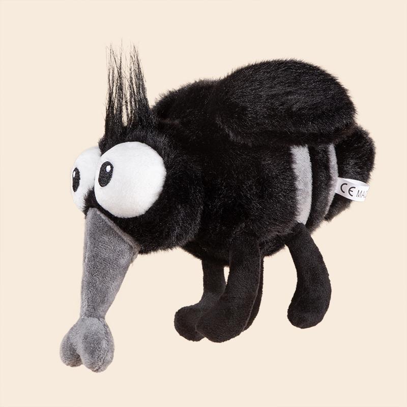 13cm/25cm Warm Season Mosquito Plush Adorable Stuffed Bug featuring Angry Facial Humorous Anti-Pest Present designed for KidsandMeme Lovers Home Decor