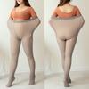 90G 250G Plus Size Women Winter Leggings Thermal Pants Lined Pantyhose Thick Fake Woman Polar Tights Fleece Stockings Velvet