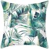 New Nordic Green Plant Printed Pillow Case Sofa Pillow Leaf Series Decorative Pillow Linen