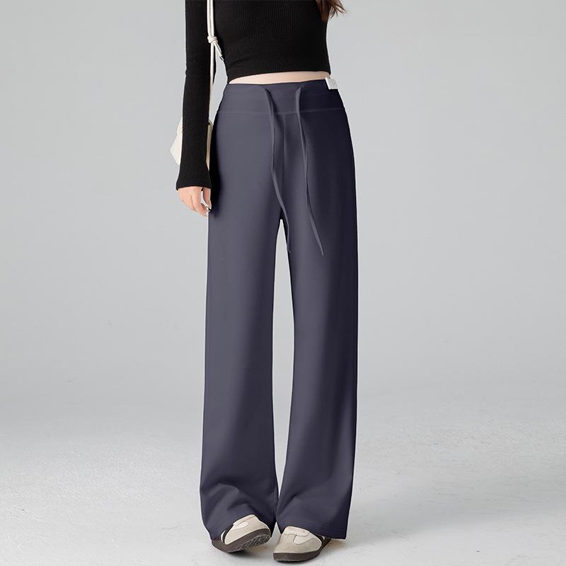 

2026 Spring/Summer Maternity Pants - Non-Constricting, Narrow/Wide Leg Options, Casual Wear Without Belly Support L сірий колір