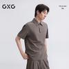 GXG Men's Casual Half-Placket Short Sleeve Shirt