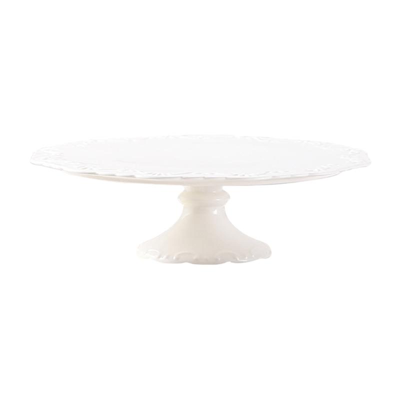 

High Temperatures Fired Ceramic Dessert Stand Resistant to Cracking for Professional Baking and Family Use Solid Construction
