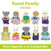 Dollhouse Miniature Accessories 1/12 Forest Family Home Furniture Collection Set Kitchen Cooking Pots For Children Girls Gift