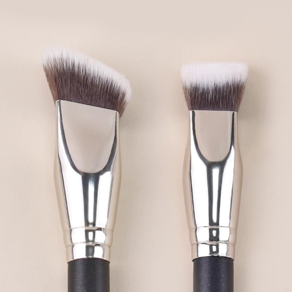 Schräge Liquid-Puder-Kontur-Make-up-Pinsel, Cremiger Rouge-Pinsel, Flüssigfoundation-Verblendpinsel, Schräge Professionelle Schönheitswerkzeuge