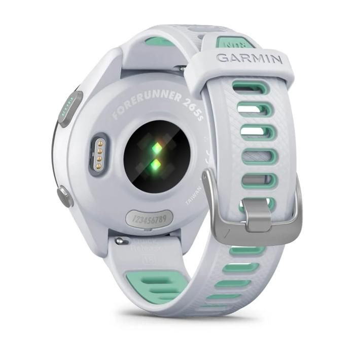Montre intelligente - GARMIN - Forerunner 265s - Blanc - Suivi GPS - Fréquence cardiaque