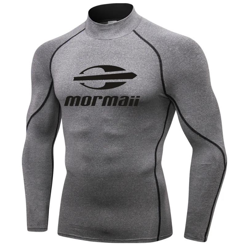 Men Swimsuit Swimming T-shirt Beach UV Protection Swimwear Rash Guard Long Sleeve Surfing Diving Swimsuit Surf T-shirt