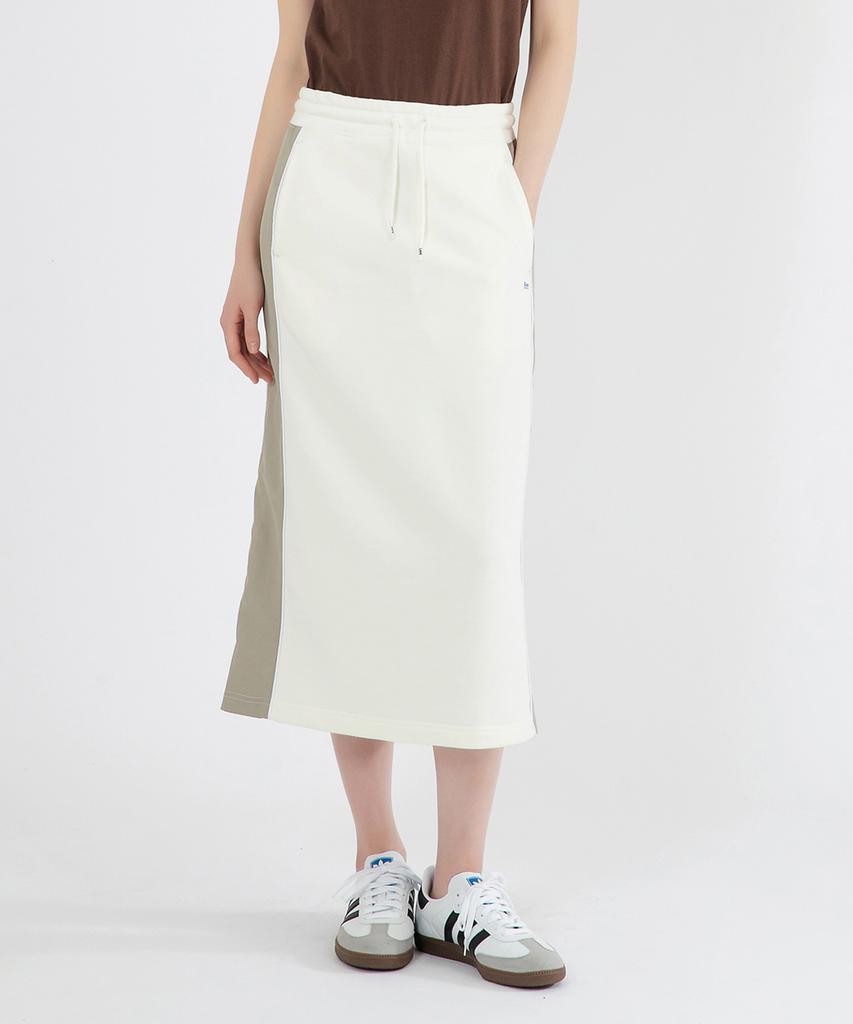 LEE Women'S Sweat Long Skirt Ivory