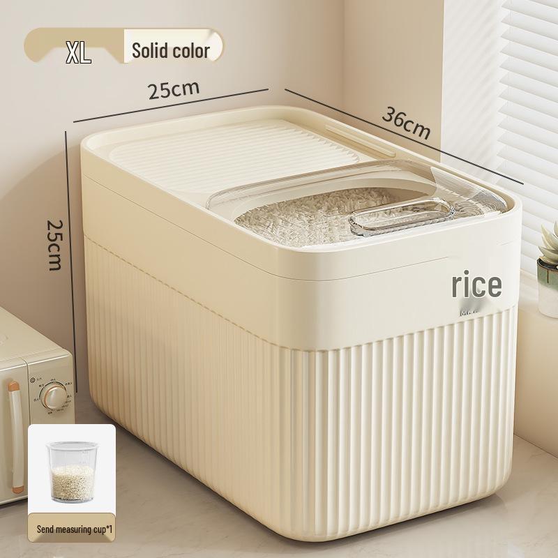 “2024 Insect-Proof, Moisture-Proof Rice Storage Bin with Gallon Capacity”