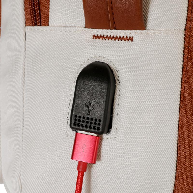 Women's Large Capacity Travel Backpack Business Laptop Bag with USB Charging Port School Backpack for Teacher Laptop Compartment